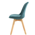 Wholesale cheap cushion seat beech leg dining chair